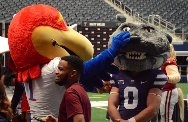 Oh, those silly media day mascots.