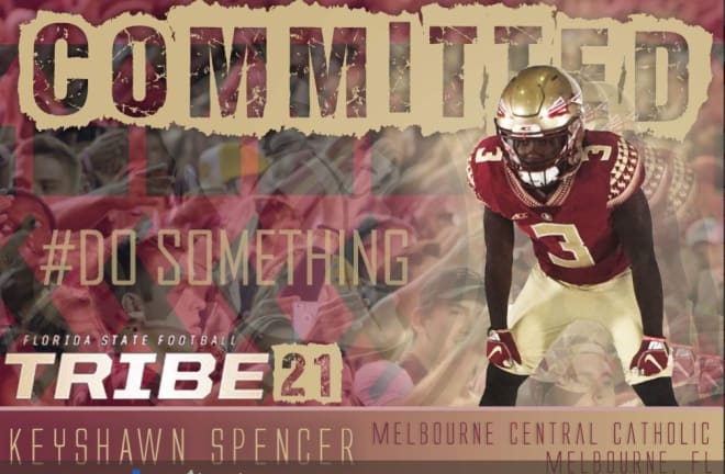 RB Keyshawn Spencer becomes the first 2021 commit for the Noles.