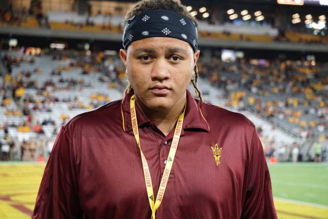 Scottsdale Saguaro offensive lineman Bram Walden in the top in-state recruit in the 2021 class