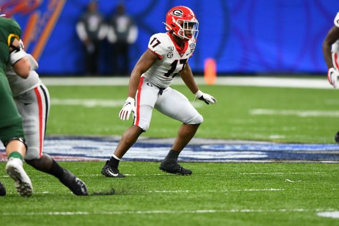 Nakobe Dean finishing with 25 tackles as a true freshman.