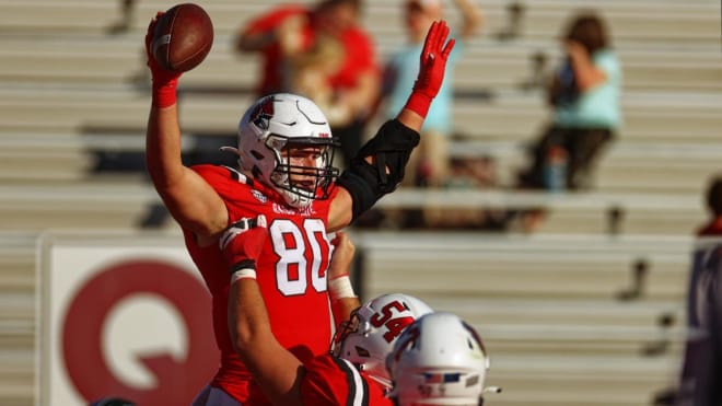 Tight end Brady Hunt is one of Ball State's top offensive weapons.