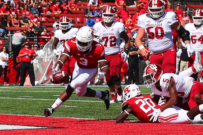 Rutgers outside linebacker Olakunle Fatukasi 