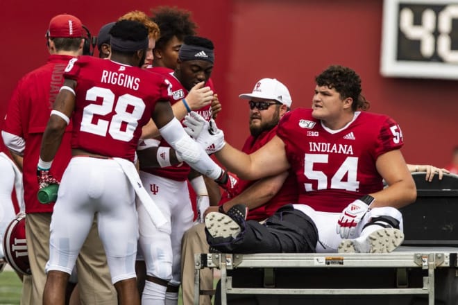 The last time Coy Cronk was on the field, he left with an injury. Now he's back in an Iowa uniform. 