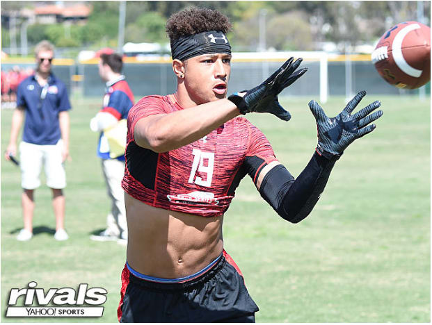 2018 four-star Corona (Calif.) Roosevelt wide receiver Chase Williams
