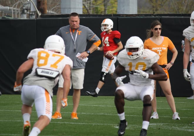 Butch looks on at Tyler Byrd