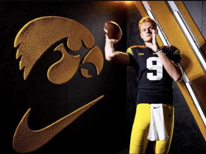 James Resar is Iowa's 2024 quarterback commit. 