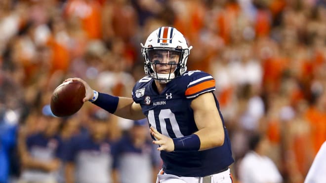 Auburn rising sophomore quarterback Bo Nix.