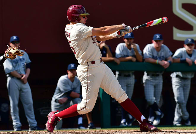 After an injury-plagued sophomore season, FSU catcher Cal Raleigh has played like an All-American in 2018.