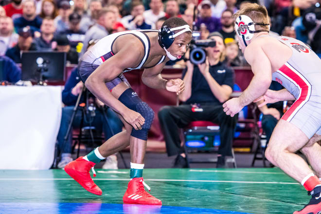 NC State Wolfpack wrestling 133-pounder Tariq Wilson