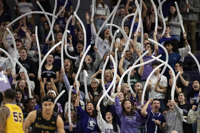 Student tickets "sold out" within 15 minutes for Northwestern's matchup with Minnesota.