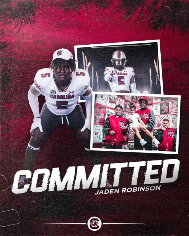 Safety Jaden Robinson Commits To South Carolina