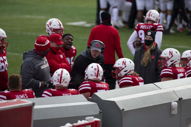 Nebraska head coach Scott Frost. 