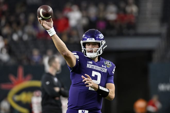 Ben Bryant finished with a 6-3 record as Northwestern's 2023 quarterback after transferring into the program in May.