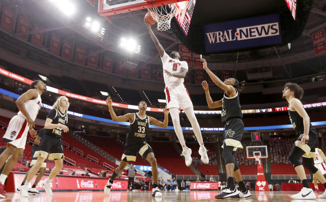 NC State Wolfpack basketball forward DJ Funderburk