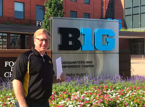 The father of Iowa player Austin Spiewak recently dropped off a letter to the Big Ten office asking the league to reconsider postponement.