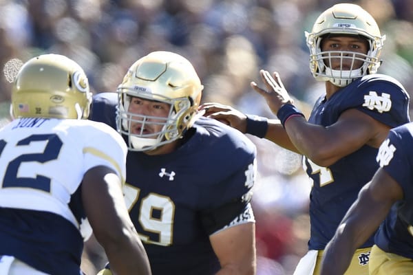 Quenton Nelson and Mike McGlinchey Named Pro Football Focus All-Americans -  InsideNDSports