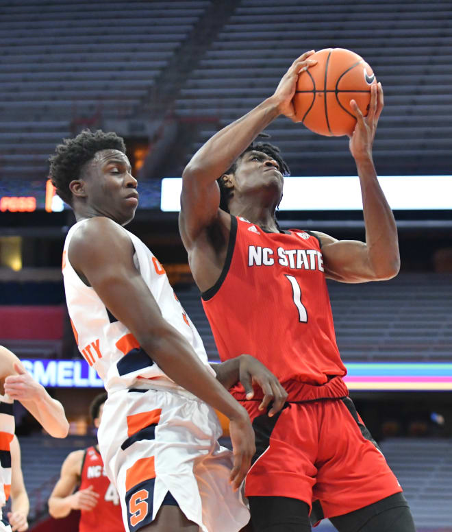 NC State Wolfpack basketball wing Dereon Seabron