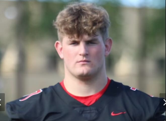 Four-star offensive lineman Logan Powell committed to Wisconsin on Saturday. 