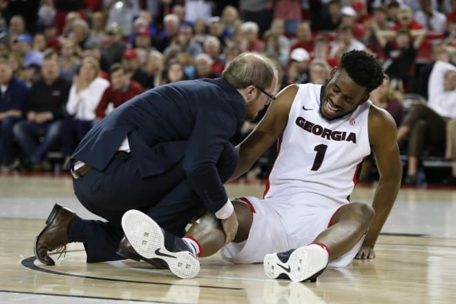 Yante Maten's injury probably caused him to return to Athens for a senior year (Brett Davis/USA Today Sports)