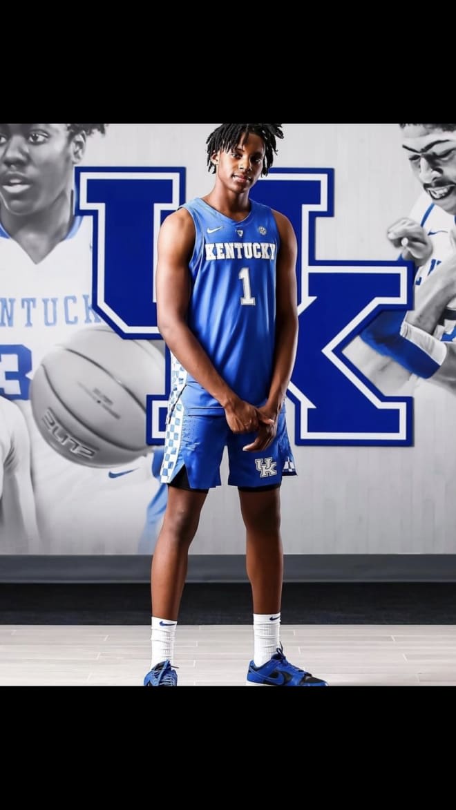 Mookie Cook during his official visit to Kentucky 