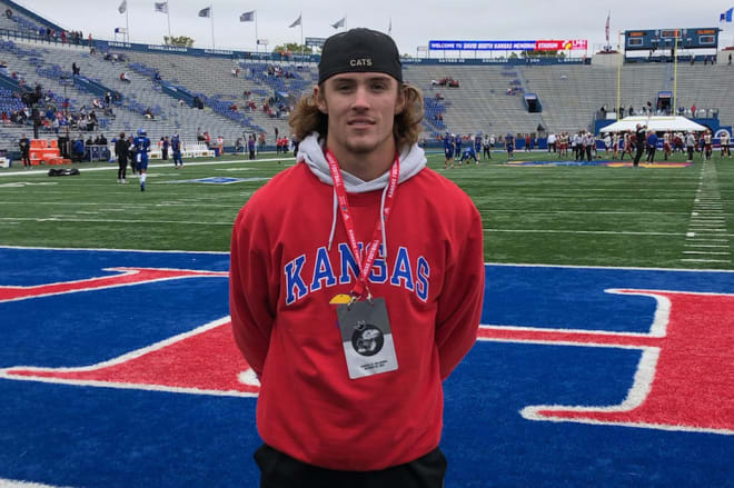 Mason Ellis picked up an offer from the Kansas coaches before the Oklahoma game