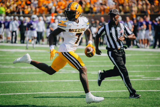 Missouri wide receiver Dominic Lovett intends to hit the transfer portal (USA Today Sports)