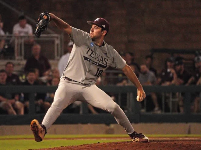 Ryan Prager and the Aggie pitching staff were on point this weekend (USA Today Sports Images)