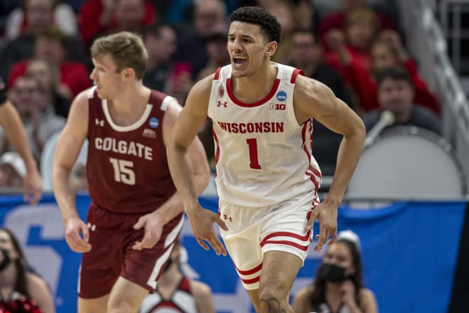 Johnny Davis had a game-high 23 points, including scoring the last 14 points for the Badgers over the final six minutes.