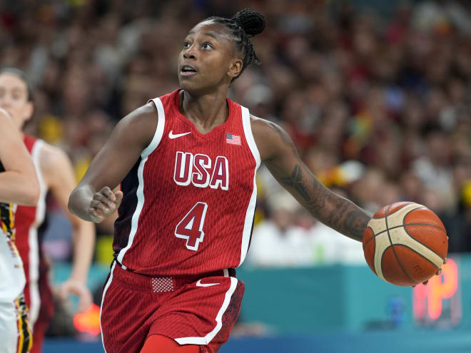 Former Notre Dame star Jewell Loyd won her second gold medal with Team USA.