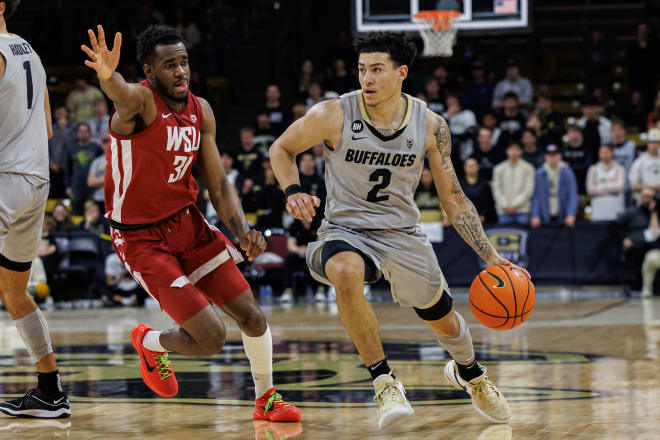 KJ Simpson is entering the NBA Draft after three seasons in Boulder.