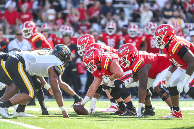 The Terps offensive line is likely to see some change among the starting group versus Charlotte.