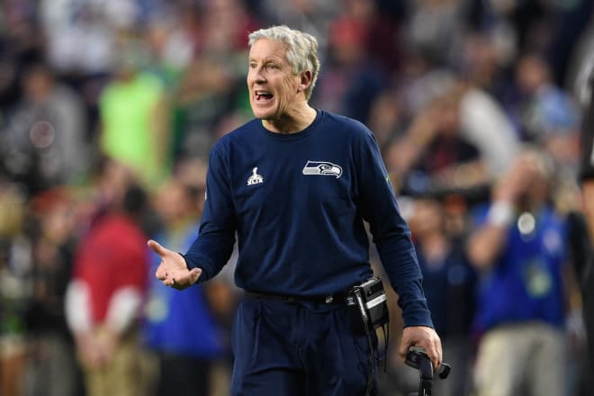 One of Pete Carroll's first jobs was as a graduate assistant at Arkansas.