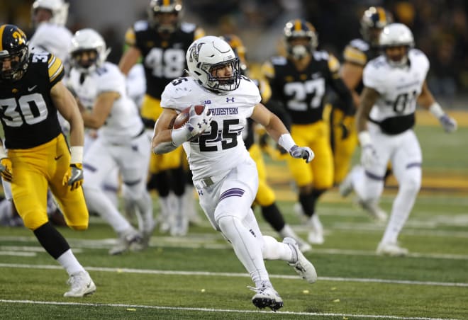 Isaiah Bowser ran for 1,300 yards and seen TDs in his Northwestern career.