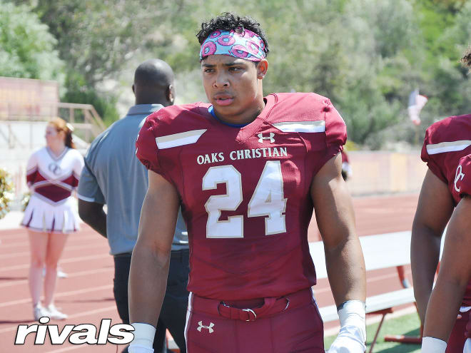 Oaks Christian (Calif.) Westlake Village four-star running back Zach Charbonnet is rated as the fourth-best running back in the country.