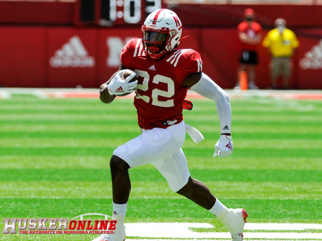 Nebraska running back Gabe Ervin Jr.