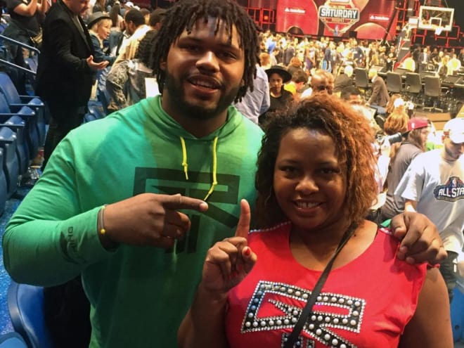 Clay spends much of her time traveling to support her sons, including this recent trip to New Orleans with Gelen to see Glenn III win the NBA Slam Dunk competition.