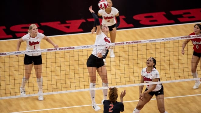 Nebraska outside hitter Whitney Lauenstein