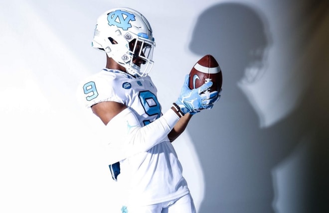 Virginia safety Malcolm Greene was in Chapel Hill over the weekend, not to participate in camp but check things out.