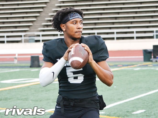 Four-star QB commit Gabarri Johnson with a successful season debut