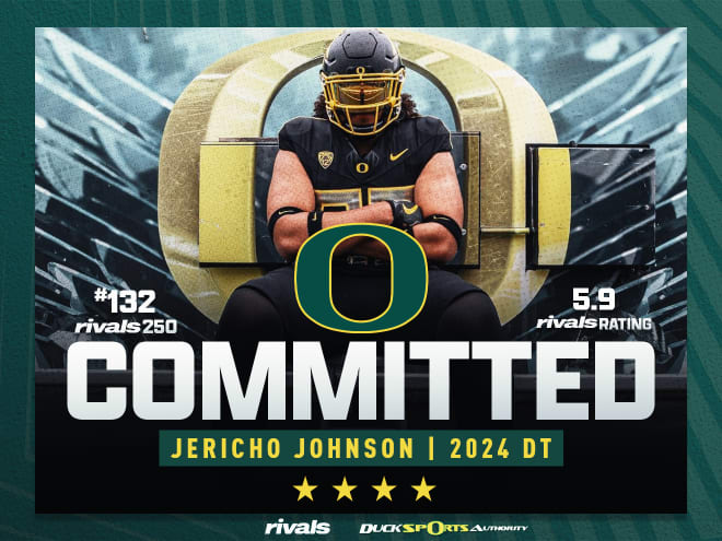 Jericho Johnson is the 26th commitment for Oregon in the 2024 class.