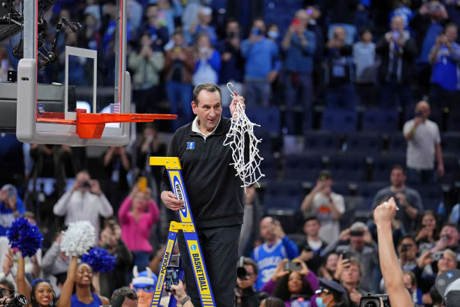 Duke coach Mike Krzyzewski wants to make sure his team isn't too caught in revenge factor against UNC. 