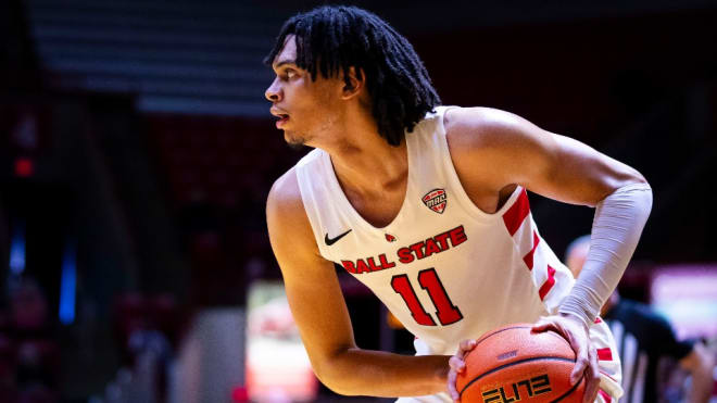 Jihad was the Sun Devils' first portal addition this offseason. The Ball State transfer averaged 18.6 points and 8.0 rebounds last season (Ball State Photo)