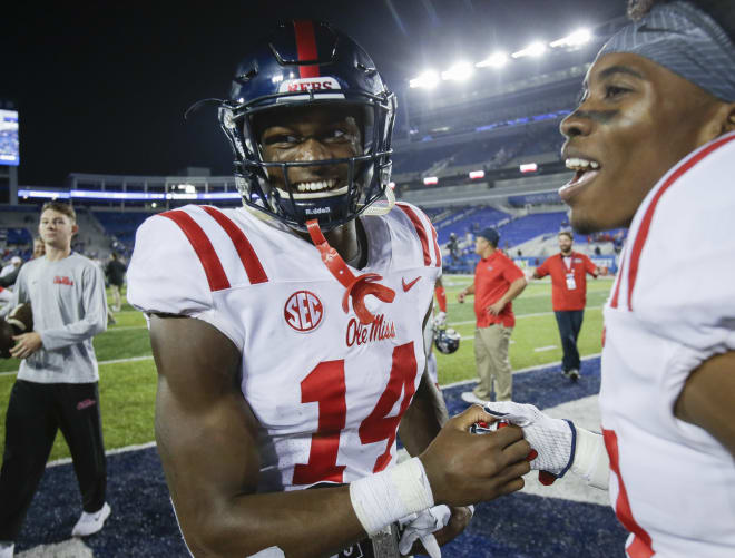 D.K. Metcalf will miss the remainder of the 2018 season after suffering a neck injury in Ole Miss' win over Arkansas in Little Rock Saturday.