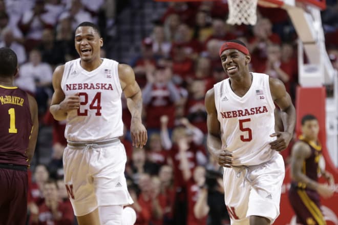 Glynn Watson (5) had one of the best individual games of his Husker career to lead Nebraska to an upset over No. 14 Minnesota on Tuesday night.