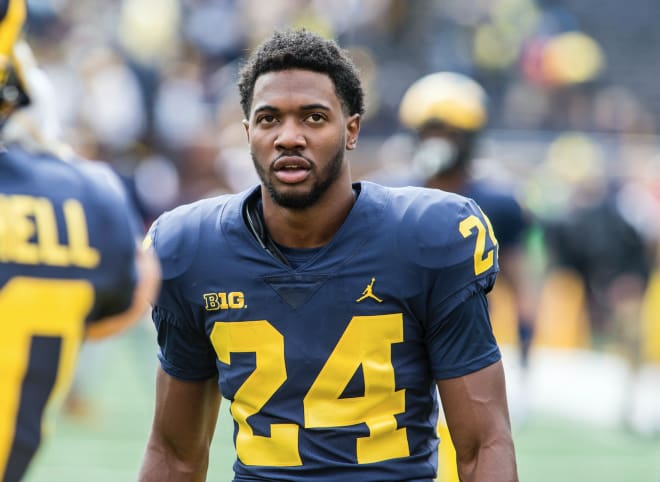  Michigan Wolverines football senior corner Lavert Hill said he returned to win titles with the 2019 team.