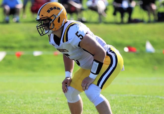 New England linebacker Tyler Martin holds a Michigan offer 