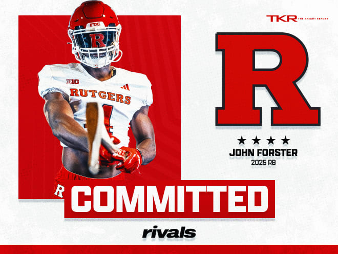 Class of 2025 four-star all-purpose running back John Forster commits to Rutgers