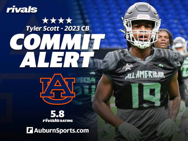 Tyler Scott committed to Auburn Saturday during the All-American Bowl.