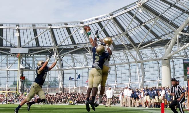 Notre Dame and Navy had their 2020 game in Ireland cancelled. 