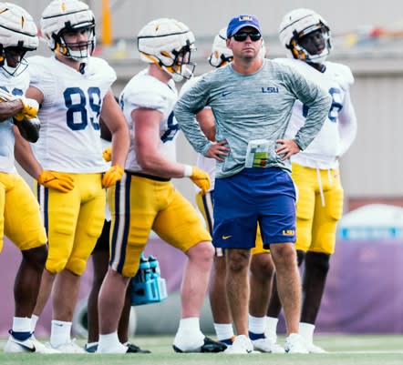 Should LSU make the down the hall hire and promote Joe Sloan to full time offensive coordinator?